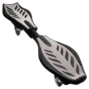 RipStik Caster Board Classic - Серебристый, 2-колесный поворотный скейтборд с колесиками 76 мм, 360 градусов, для подростков и взрослых, Unis