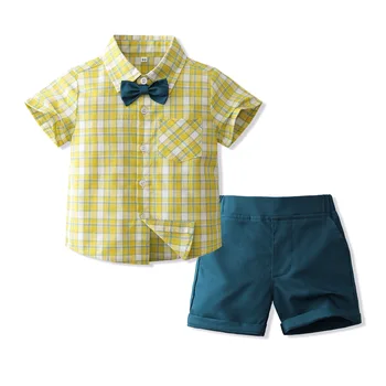 Детская одежда, комплект одежды из 2 предметов для мальчиков, футболка GreenBoy + шорты, одежда для мальчиков, детская одежда