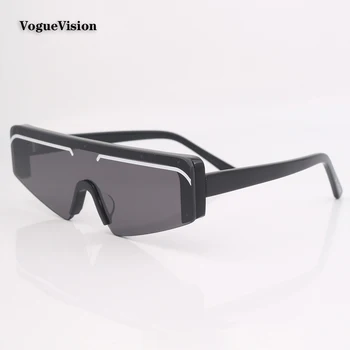 Солнцезащитные очки Ski Rectangle, женские солнцезащитные очки прямоугольной формы в ацетатной оправе, 100% защита от UVA / UVB лучей