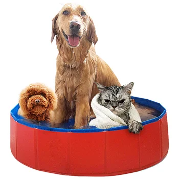 Бассейн для собак Складной бассейн для собак, ванна для домашних животных, ванна для купания, бассейн для домашних животных, складной бассейн для купания собак, кошек, детей