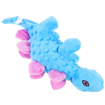 Плюшевая Пищащая игрушка для агрессивных жевателей, мягкая игрушка для собак, плюшевая игрушка в форме динозавра