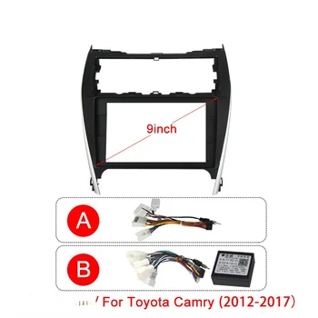 Для Toyota camry 2012-2017, Аудиохостинг центрального управления автомобилем, модифицированная рамка для лица, линия рамки навигации Android