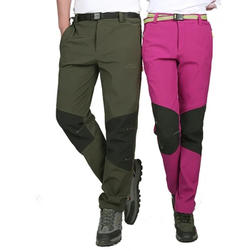 Мужские высококачественные ветрозащитные водонепроницаемые плюшевые брюки, мужские повседневные брюки с мягкой оболочкой, лыжные брюки на открытом воздухе, мужские прямые походные брюки