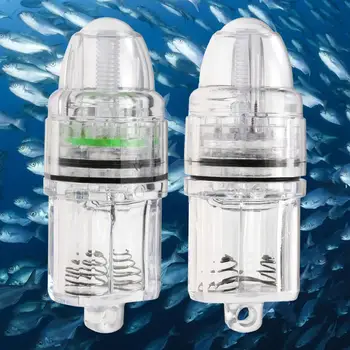 Пластиковая светодиодная рыболовная приманка, подводная приманка, привлекающая рыбу, лампа-вспышка, портативная, удобная для переноски на рыбалке, на открытом воздухе